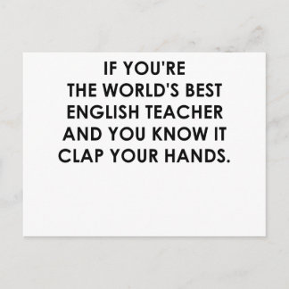 ALS U DE WOORDEN BESTE ENGELSE LERAAR BENT.png Briefkaart