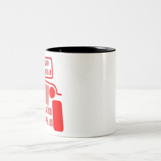 Als u deze draai meer dan 4x4 kunt lezen tweekleurige koffiemok (Center)