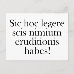 Als u dit kunt lezen... briefkaart