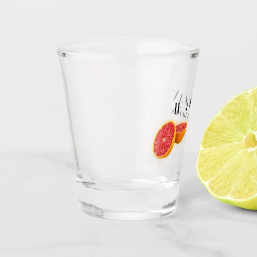 Als u dit kunt lezen | Gezegde en pompelmoezen Shot Glas (Links)