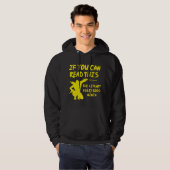 Als u dit kunt lezen hoodie (Voorkant volledig)