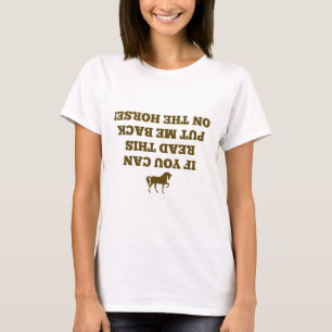 Als u dit kunt lezen t-shirt