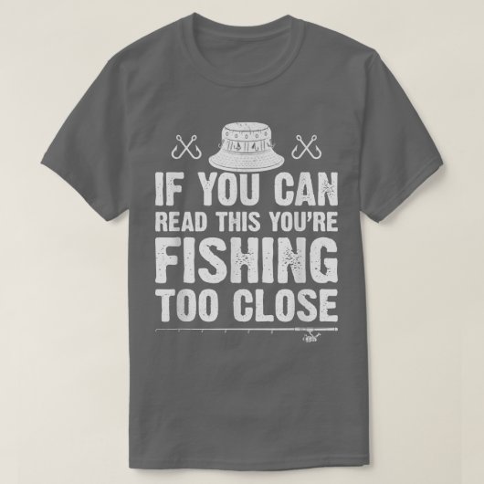 Als u dit kunt lezen, Vist u te grappig T-shirt (Design voorkant)