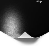 Als u dit oogtestschema kunt lezen - Donker Foto Afdruk (Hoek)