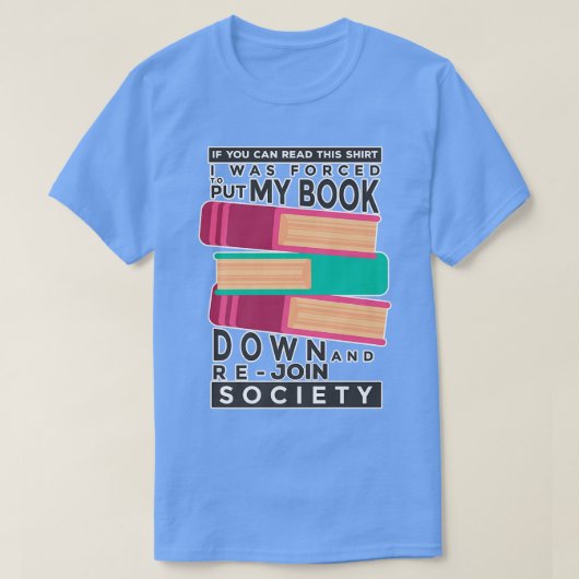 Als u dit T Book Lover kunt lezen T-shirt (Design voorkant)