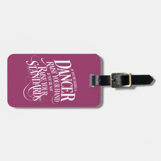 Als u een Bagagelabel Dancer gebruikt (Voorkant horizontaal)