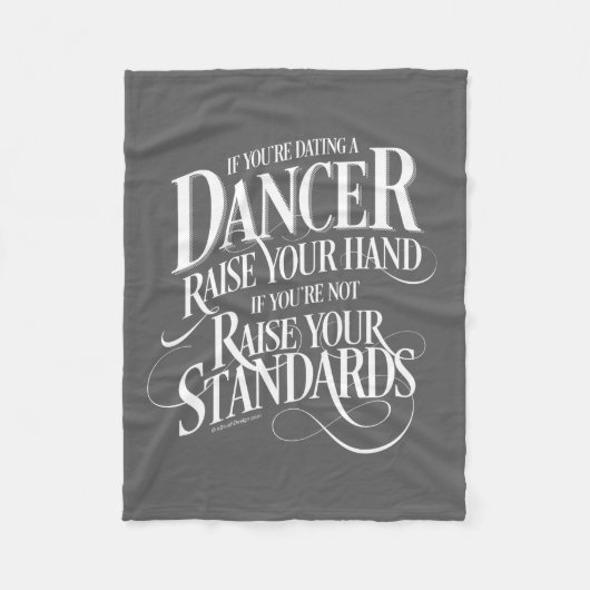 Als u een danser gebruikt fleece deken (Voorkant)