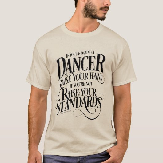 Als u een danser gebruikt t-shirt (Voorkant)
