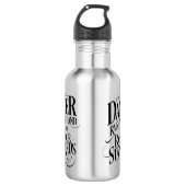 Als u een danser gebruikt waterfles (Voorkant)