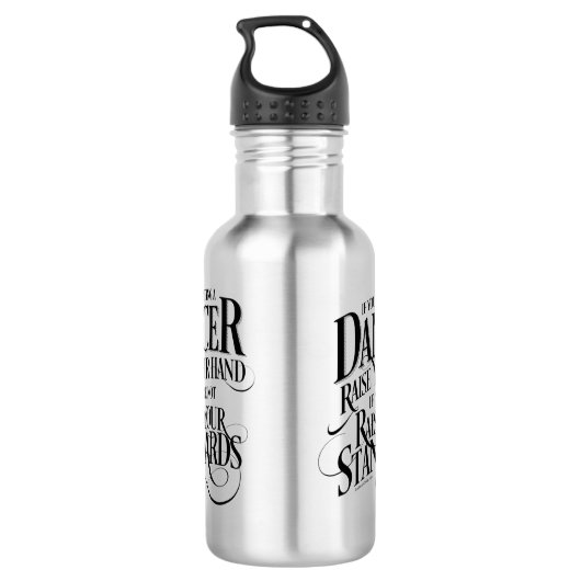 Als u een danser gebruikt waterfles  (Achterkant)