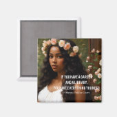 Als u een tuinbibliotheek Cicero citaat Magneet (Voorkant / Achterkant)