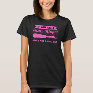 Als u een zeemijper ziet is dit geen goed moment. t-shirt