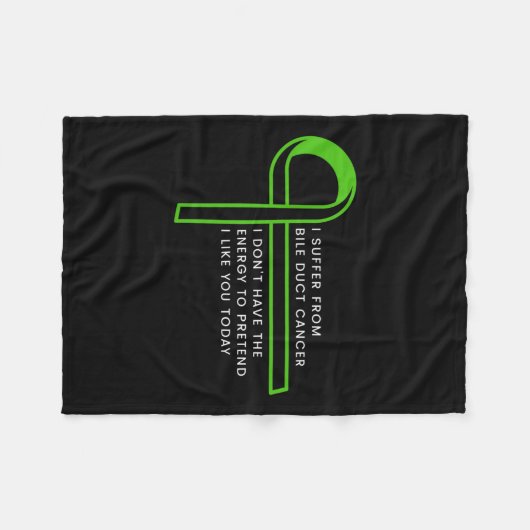 als u galwegkanker heeft fleece deken (Voorkant (Horizontaal))