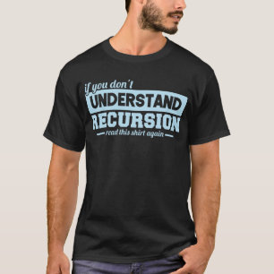 Als u geen begrip hebt voor de codering van de rec t-shirt