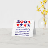 Als u geen belangstelling hebt - een politiek cita kaart (Gele Bloem)