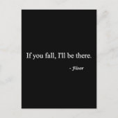 ALS U HERFST ZOU ZIJN, DAN IS ER EEN VLOERFUNNY HU BRIEFKAART (Voorkant)