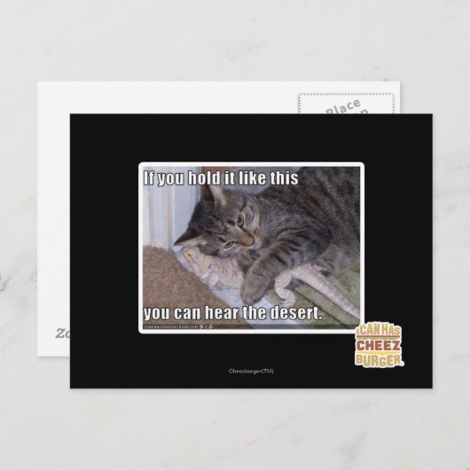 Als u het als dit houdt briefkaart (Voorkant / Achterkant)