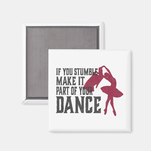 Als u het een deel van uw dans maakt magneet (Voorkant / Achterkant)