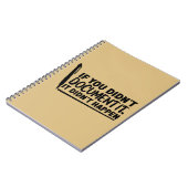 Als u het niet hebt gedocumenteerd, Kantoor Notitieboek (Linkerzijde)