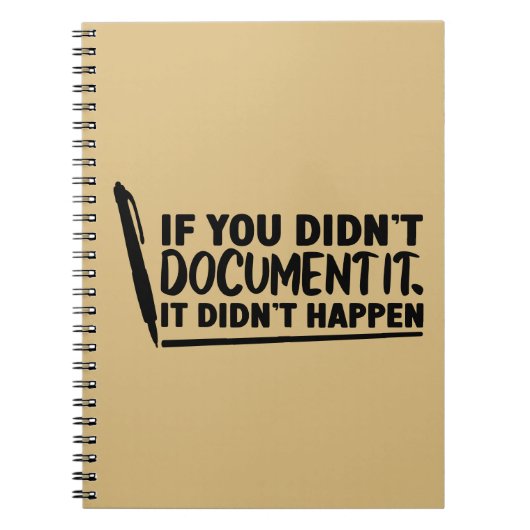 Als u het niet hebt gedocumenteerd, Kantoor Notitieboek (Voorkant)