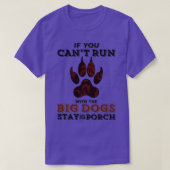 Als u met de BIG DOGS kunt lopen T-shirt (Design voorkant)