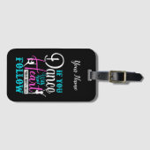 Als u met uw hart danst bagagelabel (Voorkant (horizontaal))