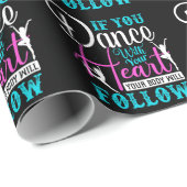 Als u met uw hart danst cadeaupapier (Rol Hoek)