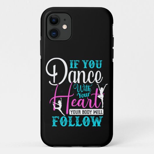 Als u met uw hart danst Case-Mate iPhone case (Achterkant)