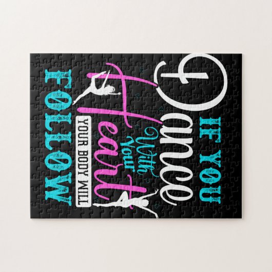 Als u met uw hart danst legpuzzel (Horizontaal)