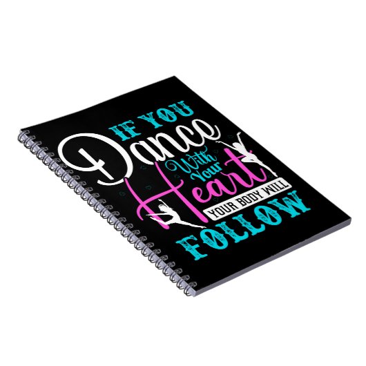 Als u met uw hart danst notitieboek (Rechterzijde)