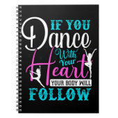 Als u met uw hart danst notitieboek (Voorkant)