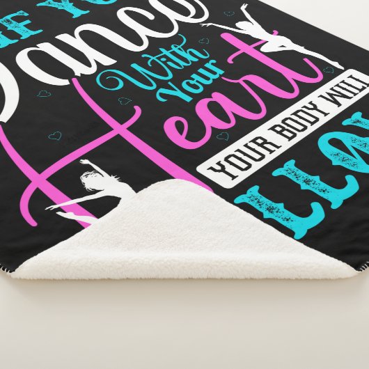 Als u met uw hart danst sherpa deken (3/4)