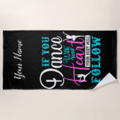 Als u met uw hart danst strandlaken (Voorkant)