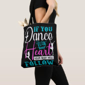 Als u met uw hart danst tote bag (Dichtbij)