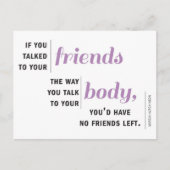 Als u met uw vrienden Briefkaart sprak (Voorkant)