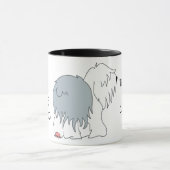 ALS U NIET DE LEIDENDE DOG-keramische Mok BENT (Midden)