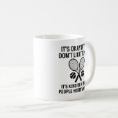 Als u niet van Tennis houdt Koffiemok (Voorkant rechts)