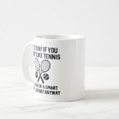 Als u niet van Tennis houdt Koffiemok (Voorkant links)
