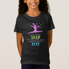 Als u nooit weglekt - Inspirerend gymnastiek Quote T-shirt
