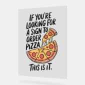 Als u op zoek bent naar een bord om pizza te beste (Hoek)