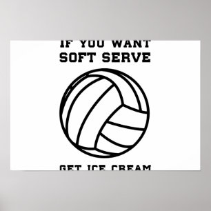 Als u wilt dat Soft Server Ice Cream Poster