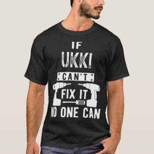 Als Ukki het kan repareren, kan niemand Finland Gr T-shirt