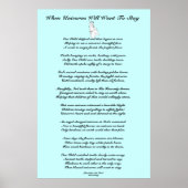 Als Unicorns... kinderen Poster (Voorkant)