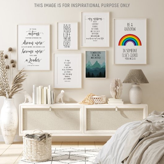 Als uw acties anderen inspireren, John Quincy Adam Poster