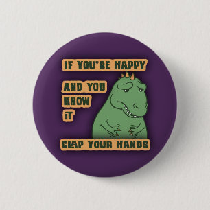 Als uw armen ronde button 5,7 cm