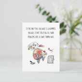 Als uw enige hulpmiddel een Hammer Cartoon is Briefkaart (Staand voorkant)