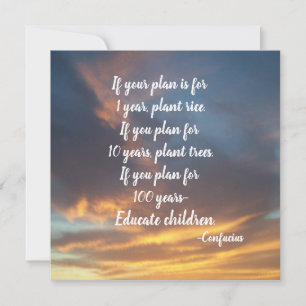 ALS UW PLAN EEN CONFUCIUS FLAT-KAART BEVAT FEESTDAGENKAART