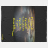 "ALS UW PLAN VOOR IS" - CONFUCIUS FLEECE BLANKET (Voorkant (Horizontaal))