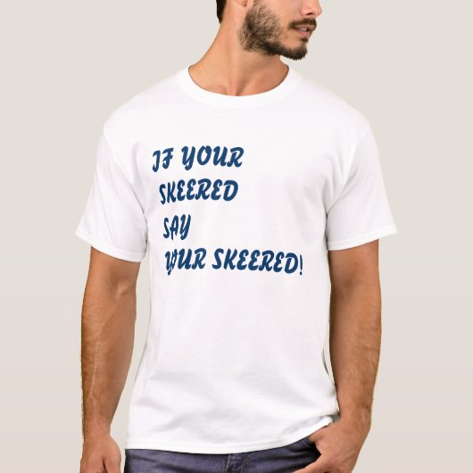 ALS UW VAARDIGHEID T-SHIRT (Voorkant)