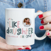 Als vader als dochter grappige foto mok